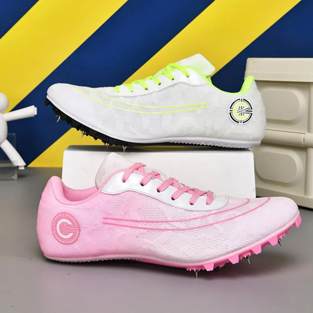 Track and Field Shoes Spikes for Men and Women Long-Distance Running Sports Shoes Sports Sprint Track and Field Competition Spikes for Boys and Girls