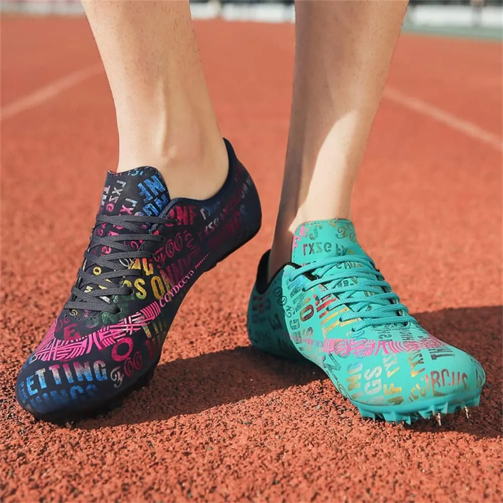 Track and Field Shoes Spikes for Men and Women Long-Distance Running Sports Shoes Sports Sprint Track and Field Competition Spikes for Boys and Girls