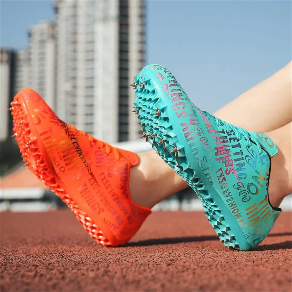 Track and Field Shoes Spikes for Men and Women Long-Distance Running Sports Shoes Sports Sprint Track and Field Competition Spikes for Boys and Girls