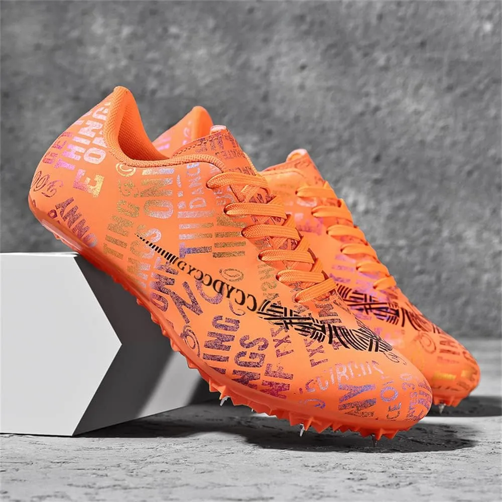 Track and Field Shoes Spikes for Men and Women Long-Distance Running Sports Shoes Sports Sprint Track and Field Competition Spikes for Boys and Girls