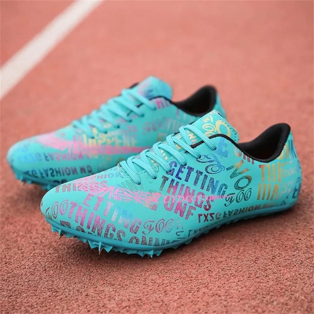Track and Field Shoes Spikes for Men and Women Long-Distance Running Sports Shoes Sports Sprint Track and Field Competition Spikes for Boys and Girls