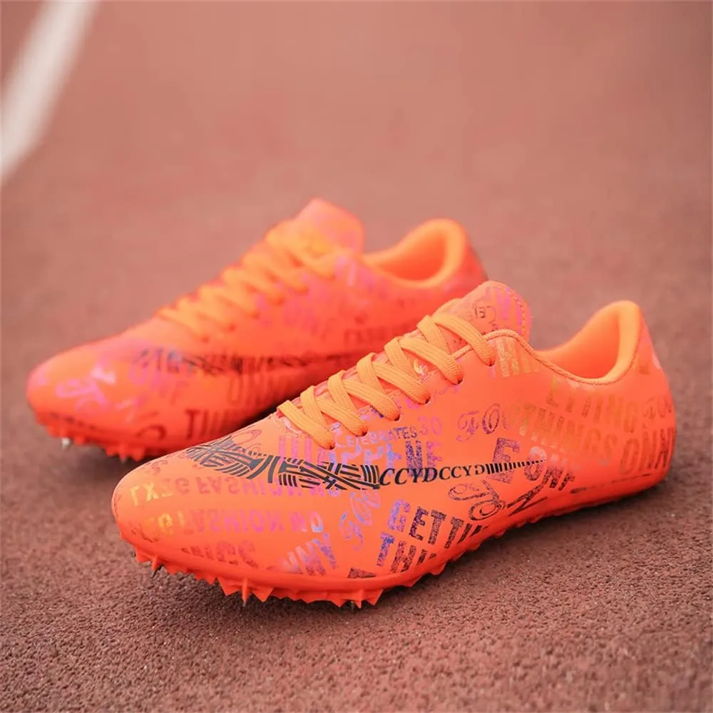 Track and Field Shoes Spikes for Men and Women Long-Distance Running Sports Shoes Sports Sprint Track and Field Competition Spikes for Boys and Girls