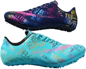 Track and Field Shoes Spikes for Men and Women Long-Distance Running Sports Shoes Sports Sprint Track and Field Competition Spikes for Boys and Girls