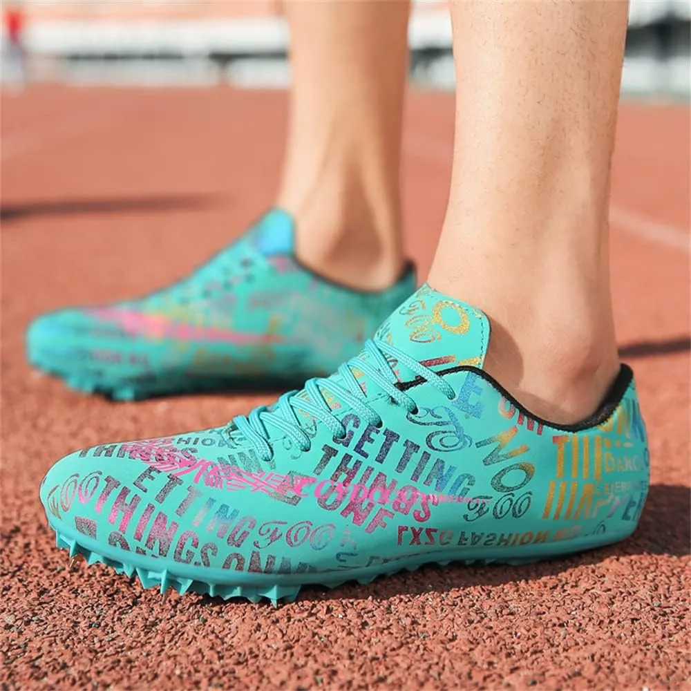 Track and Field Shoes Spikes for Men and Women Long-Distance Running Sports Shoes Sports Sprint Track and Field Competition Spikes for Boys and Girls
