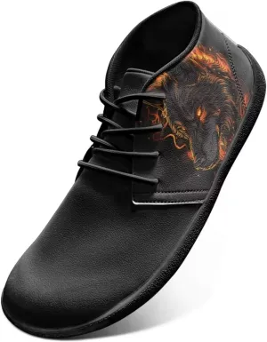 Trail Running Shoes Animal Print Athletic Sneakers for Men Wide Wolf Toe Box Boots Tiger Minimalist Barefoot Shoe