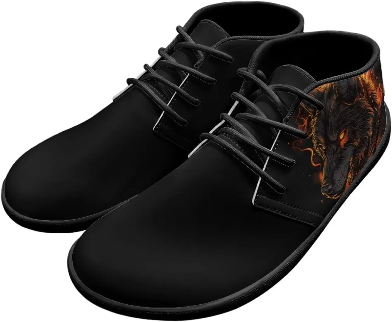Trail Running Shoes Animal Print Athletic Sneakers for Men Wide Wolf Toe Box Boots Tiger Minimalist Barefoot Shoe