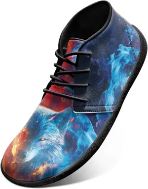 Trail Running Shoes Animal Print Athletic Sneakers for Men Wide Wolf Toe Box Boots Tiger Minimalist Barefoot Shoe