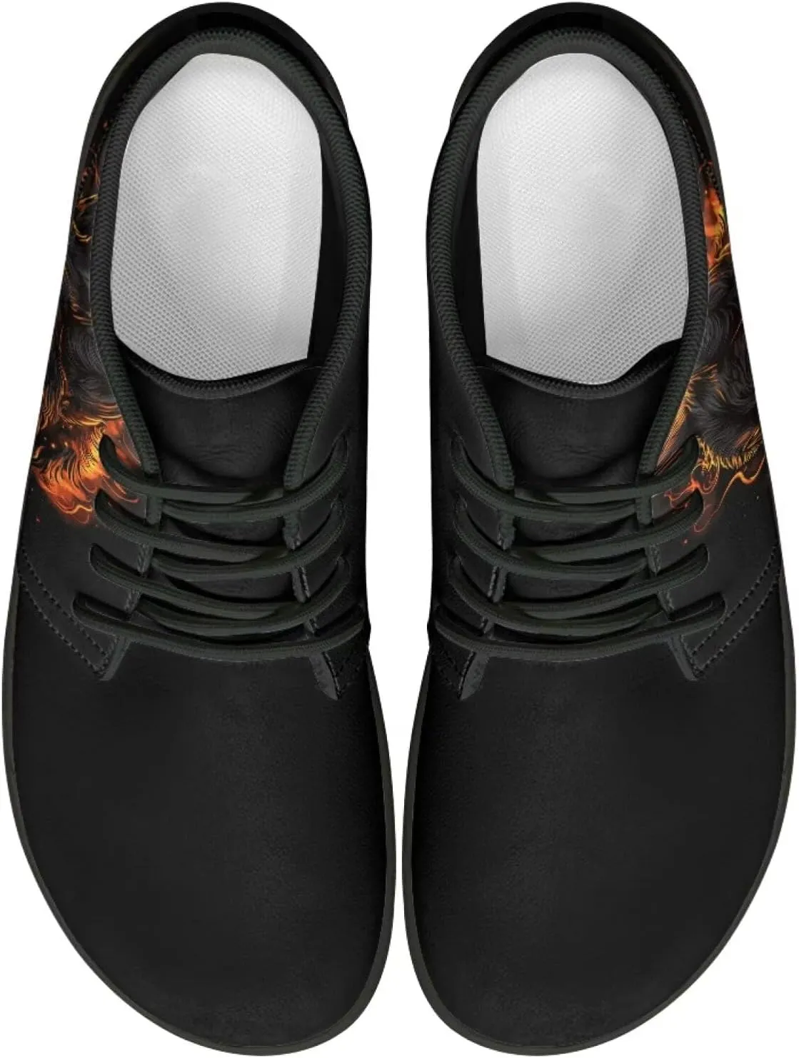 Trail Running Shoes Animal Print Athletic Sneakers for Men Wide Wolf Toe Box Boots Tiger Minimalist Barefoot Shoe