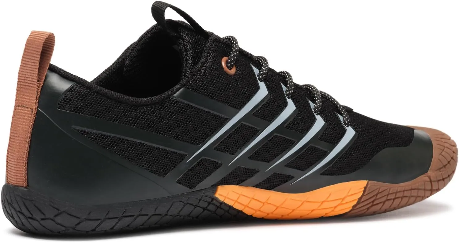 TSLA Men's Trail Running Shoes, Lightweight Zero Drop Barefoot, Non-Slip Outdoor Minimalist Shoes