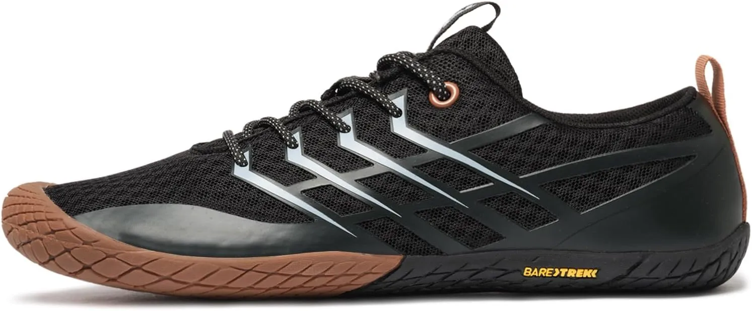 TSLA Men's Trail Running Shoes, Lightweight Zero Drop Barefoot, Non-Slip Outdoor Minimalist Shoes