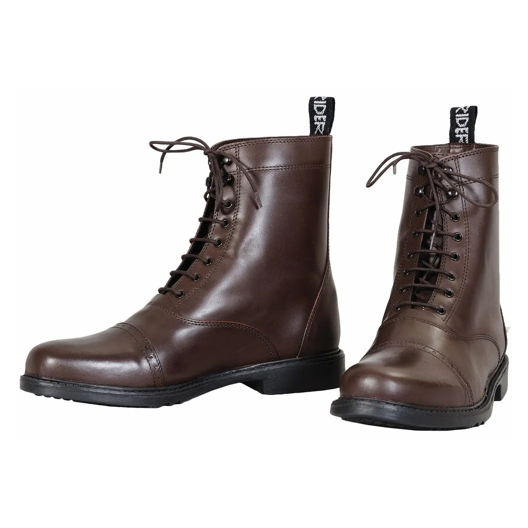 TuffRider Men's Baroque Lace Up Laced Paddock Boots
