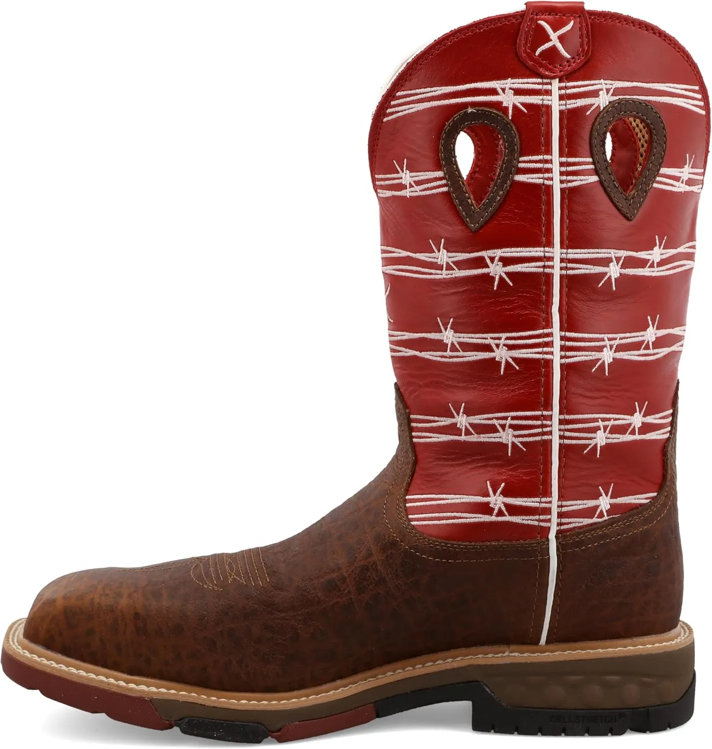 Twisted X Men's 12" Waterproof Nano Toe Western Work Boot