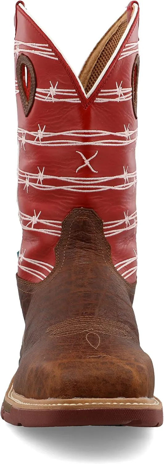 Twisted X Men's 12" Waterproof Nano Toe Western Work Boot