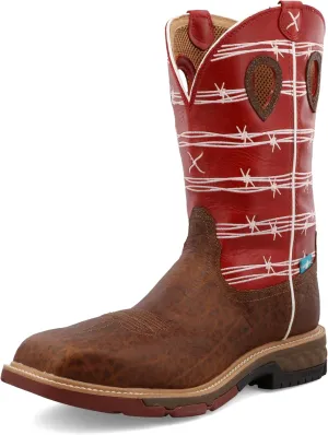 Twisted X Men's 12" Waterproof Nano Toe Western Work Boot