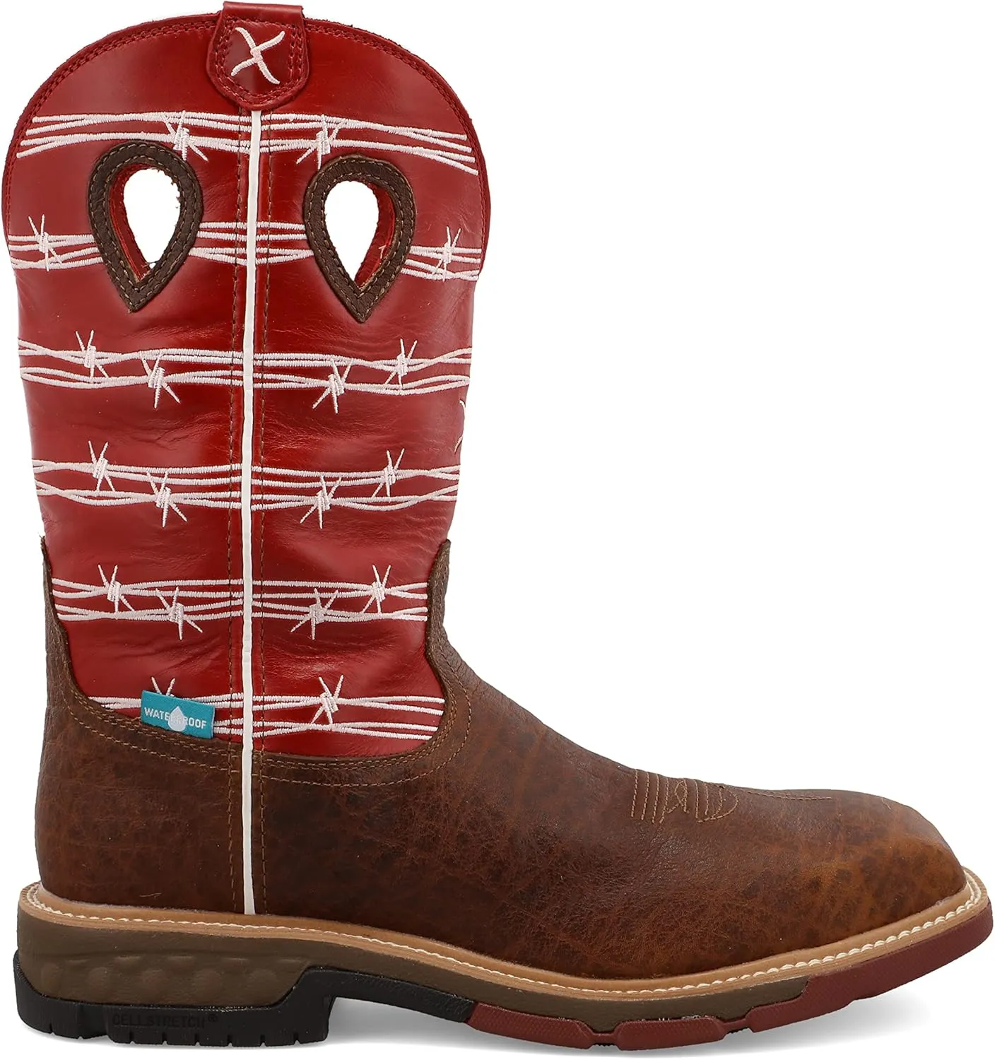 Twisted X Men's 12" Waterproof Nano Toe Western Work Boot