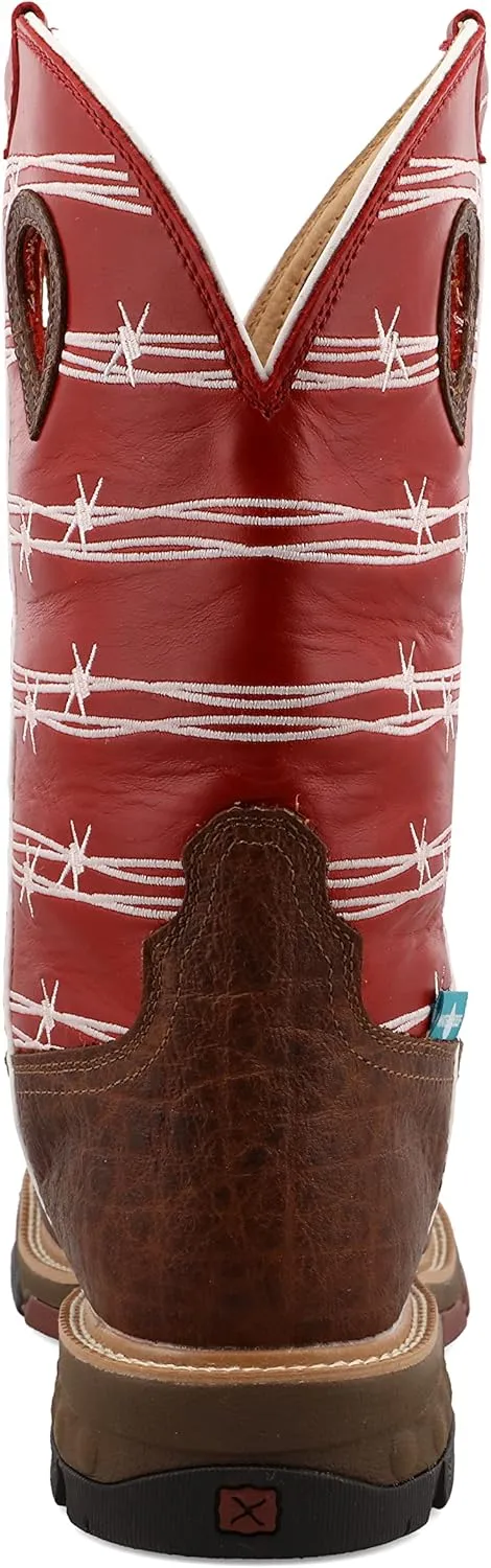 Twisted X Men's 12" Waterproof Nano Toe Western Work Boot
