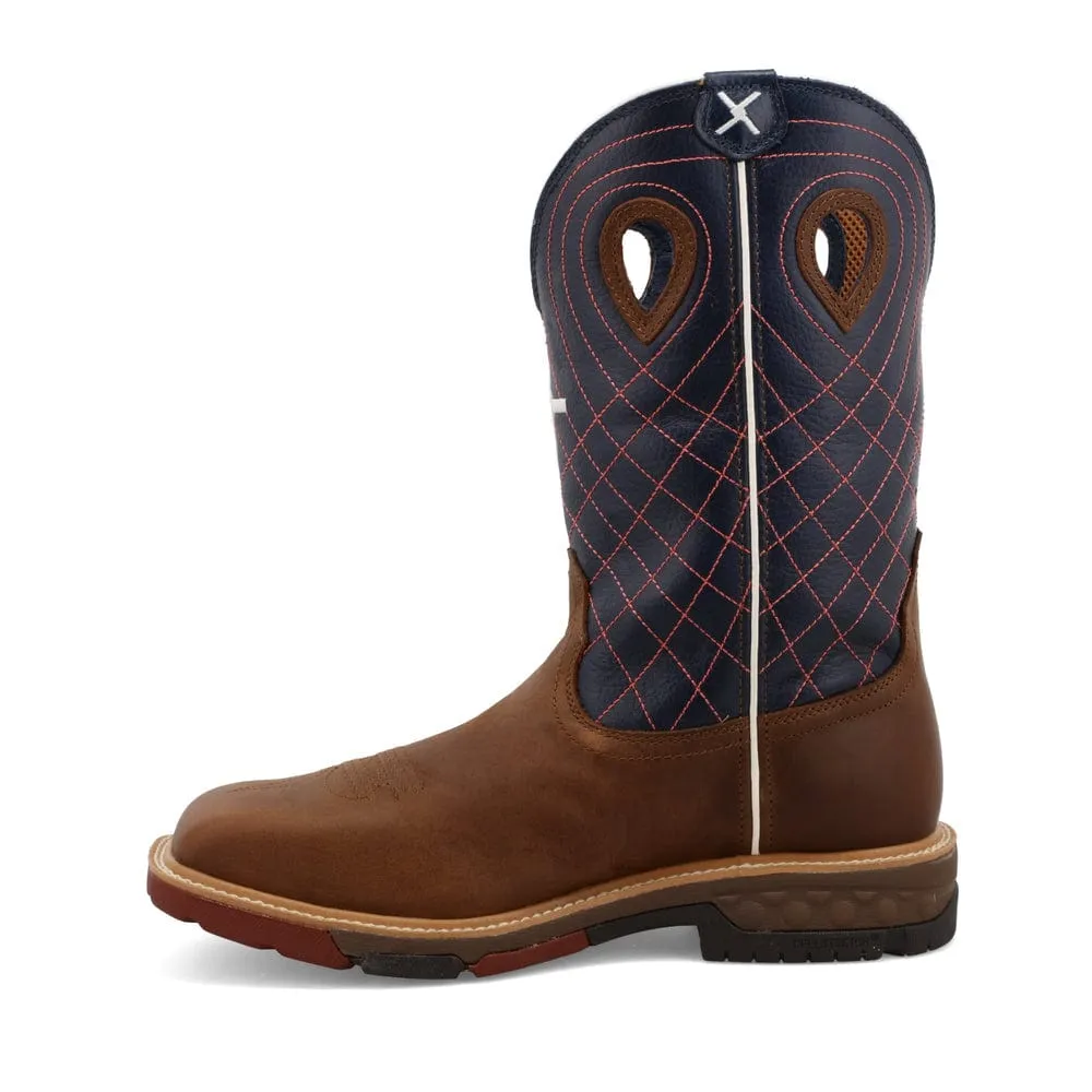 Twisted X Men's CS AT Navy Cross Boot