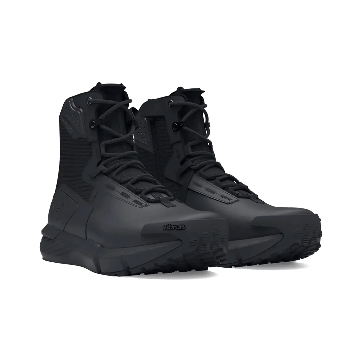 Under Armour Men's Charged Valsetz Waterproof Zip Tactical Boots - Black