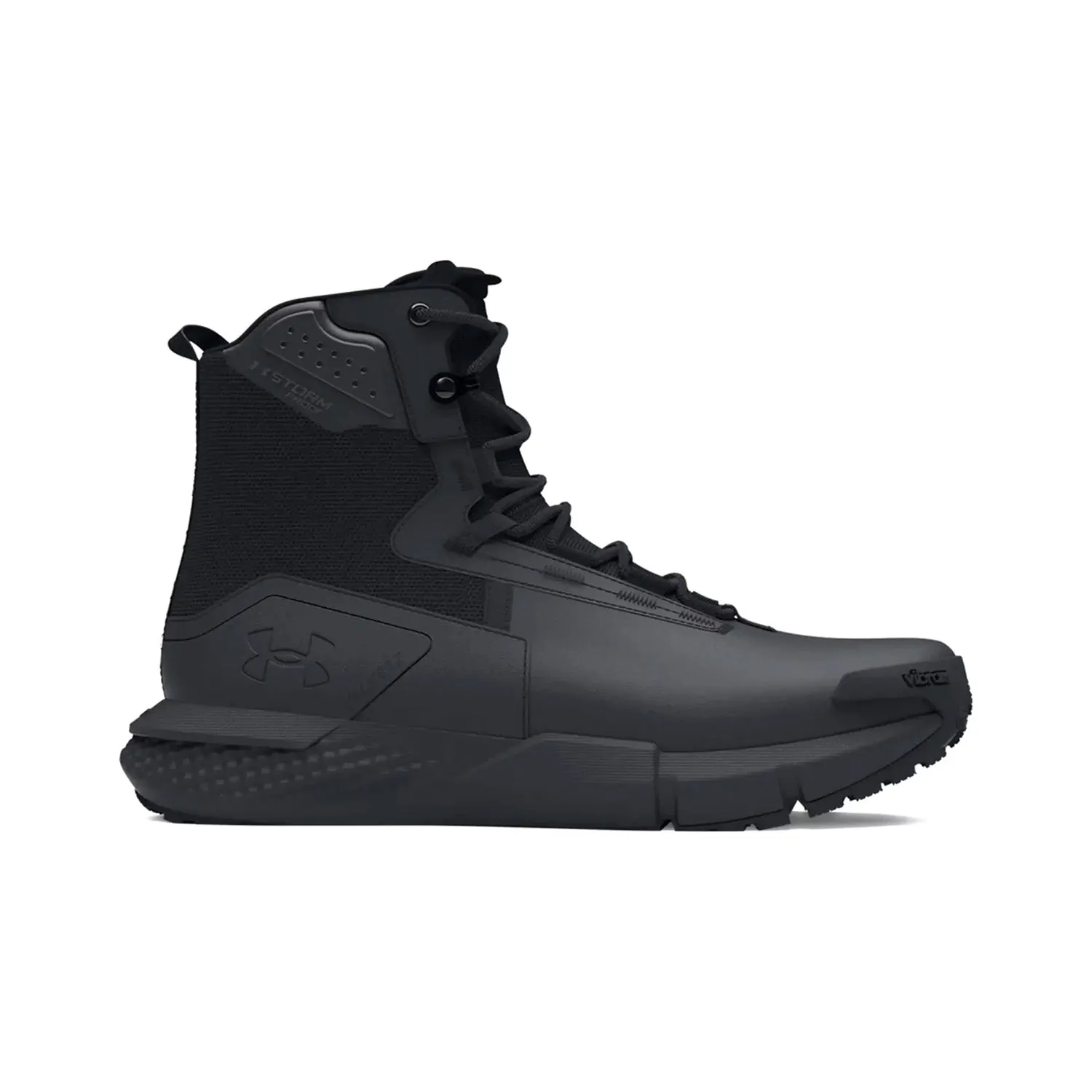 Under Armour Men's Charged Valsetz Waterproof Zip Tactical Boots - Black