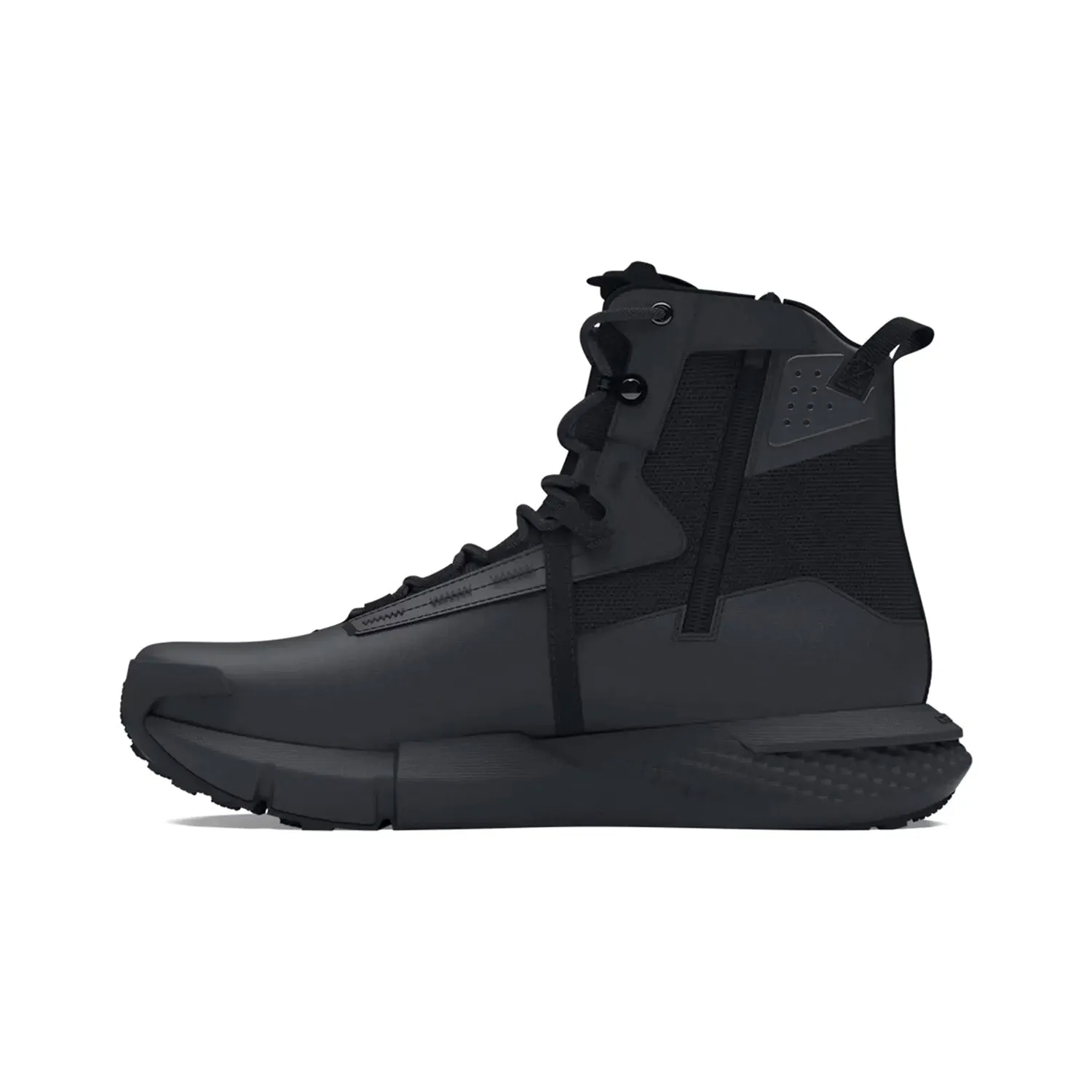 Under Armour Men's Charged Valsetz Waterproof Zip Tactical Boots - Black