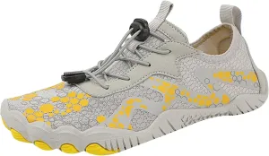 Unisex Mens Womens Athletic Hiking Water Shoes Non Slip Quick-Dry Barefoot,Aqua Shoes Swim Beach Diving Wading Walking Shoe,Couple Summer Comfy Breatheable Hiking Shoe Indoor Fitness Footwear