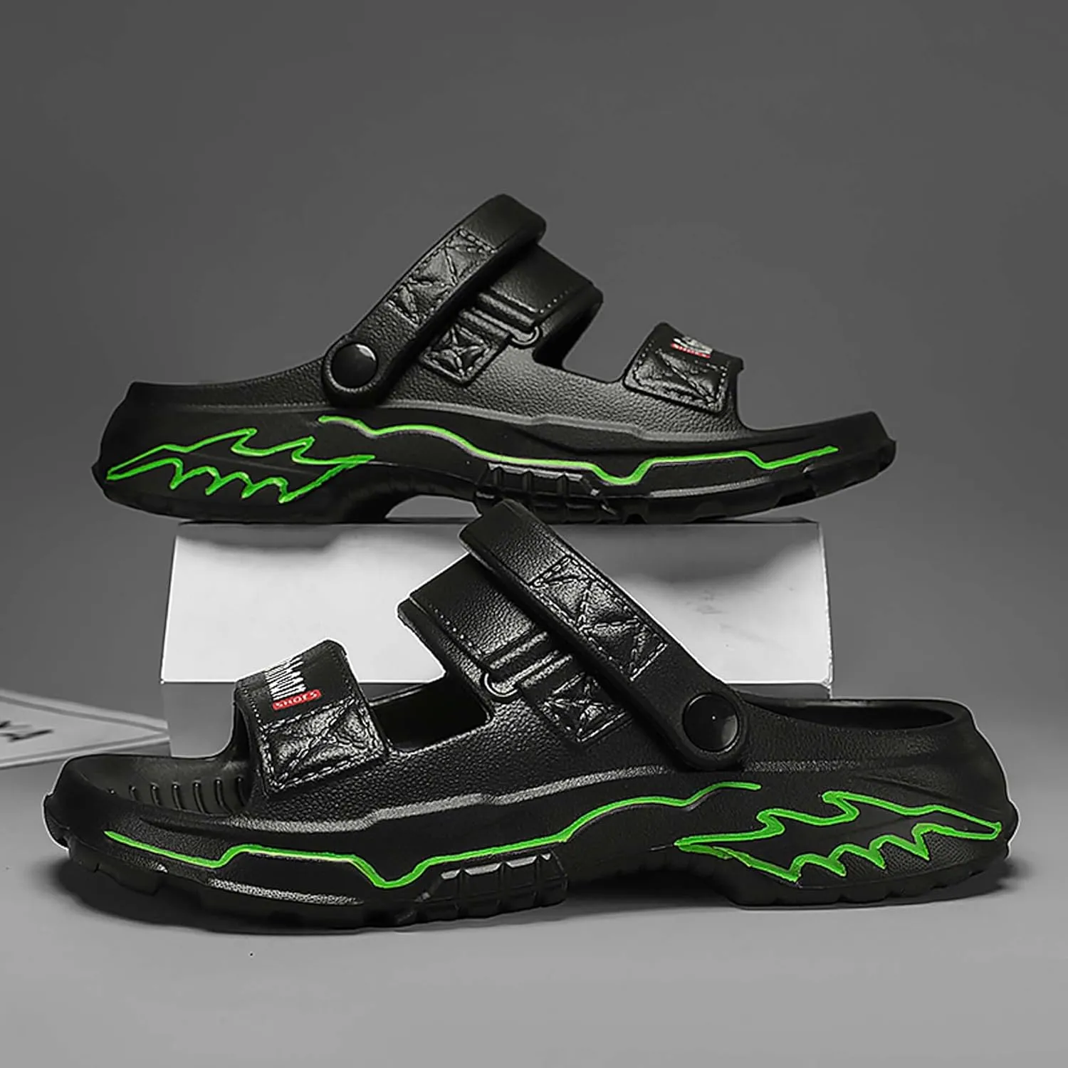 Universal beach sandals, flip flops, anti slip water shoes, oversized hiking shoes