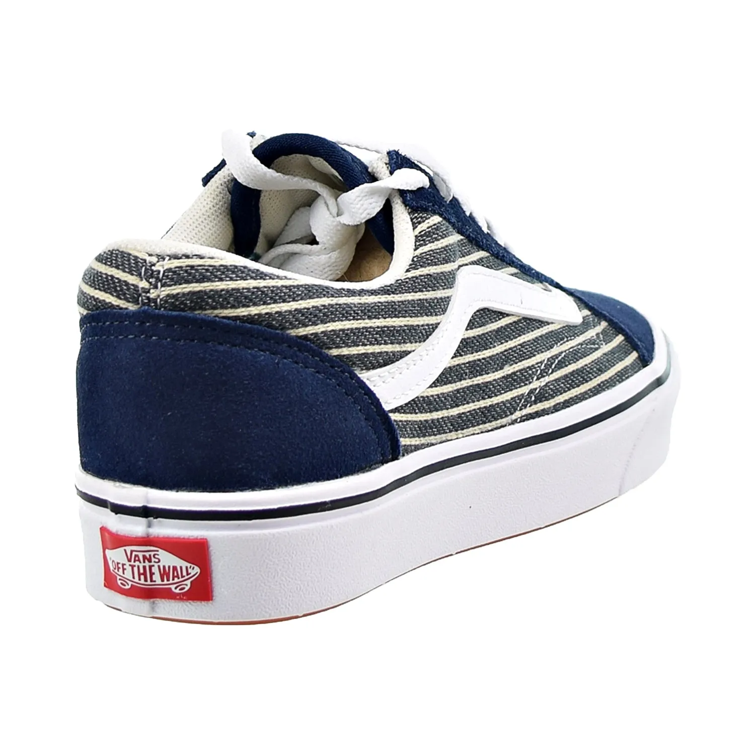 Vans Comfycush Old Skool Men's Shoes Dress Blues-True White