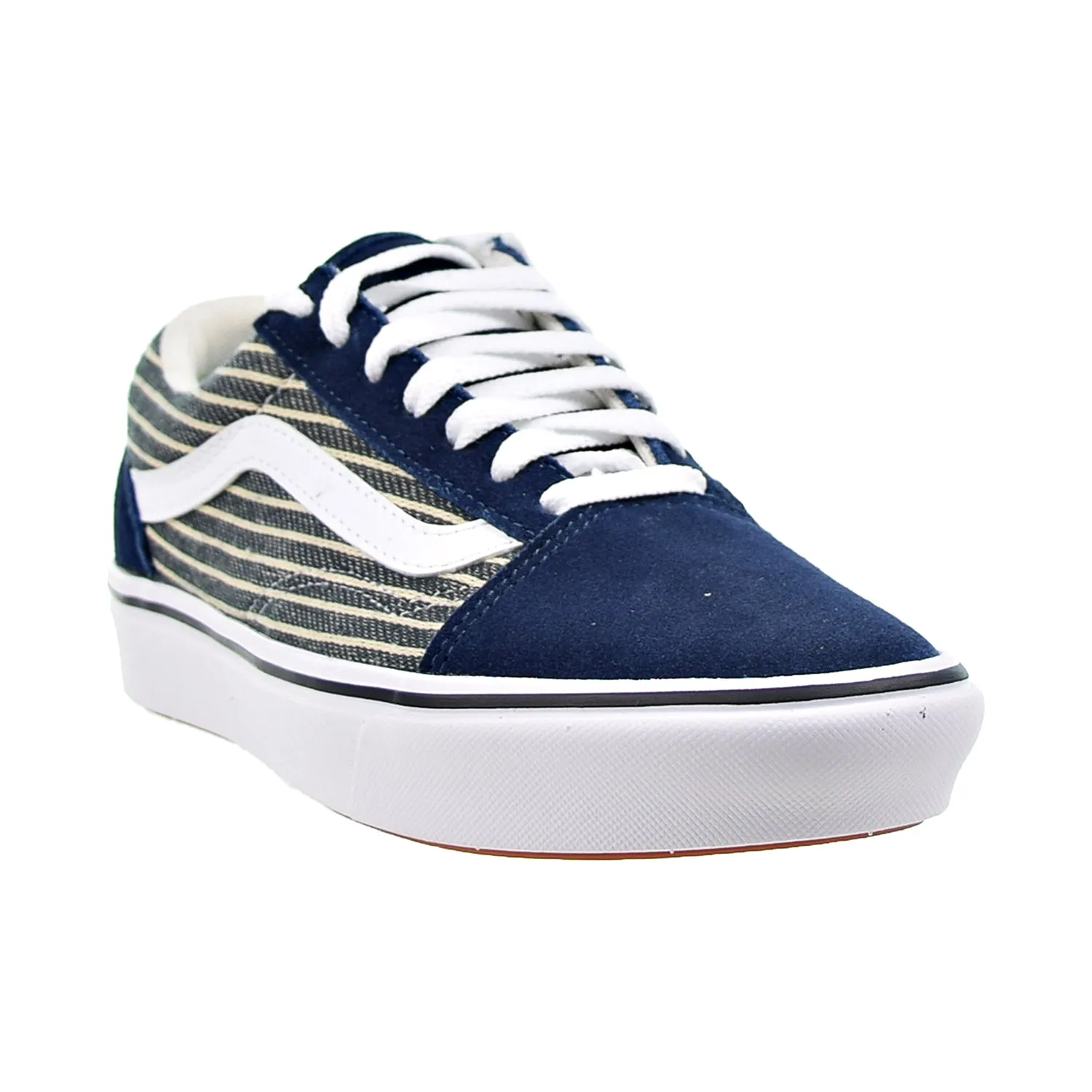 Vans Comfycush Old Skool Men's Shoes Dress Blues-True White
