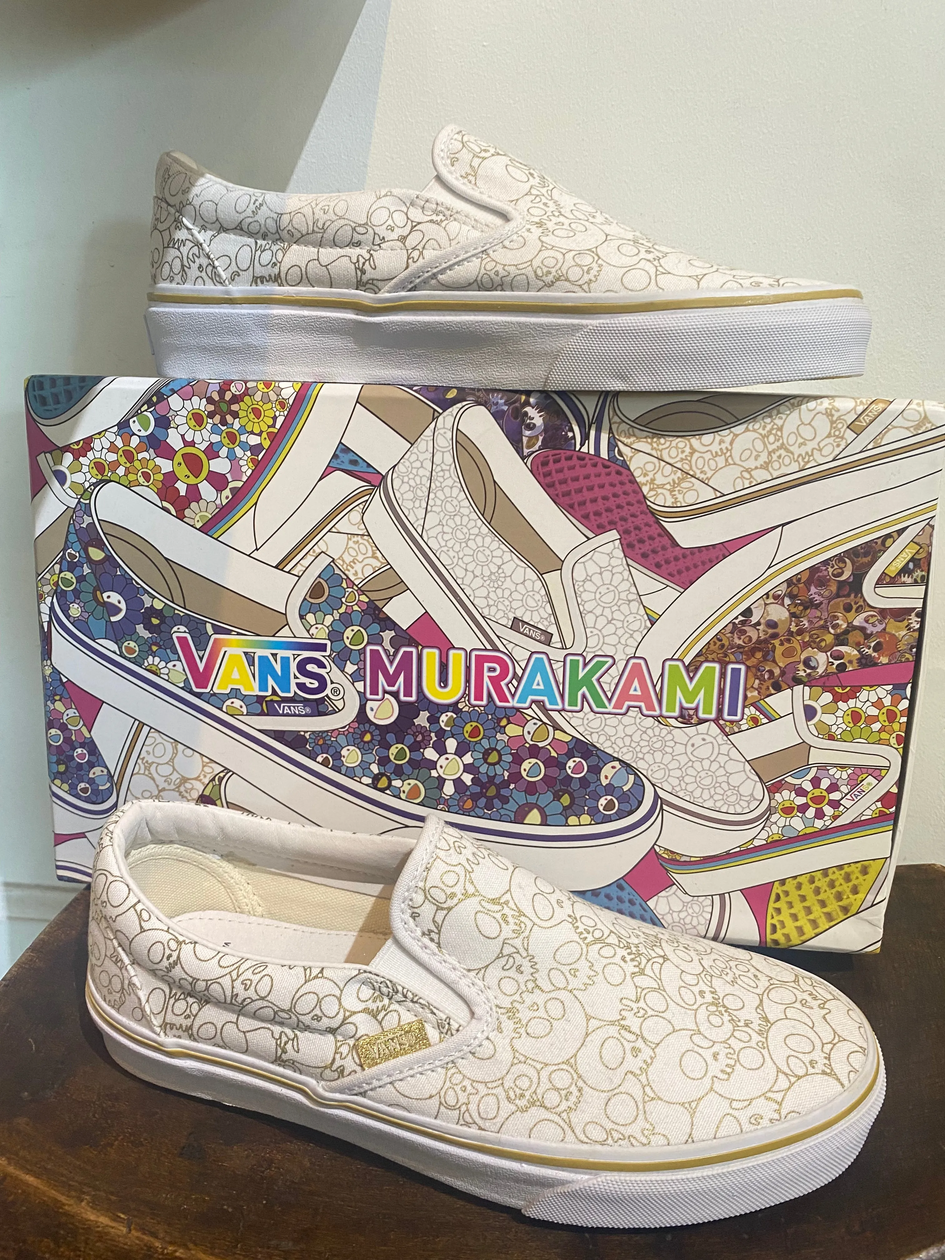 Vans Murakami Gold Line Slip-On Shoes