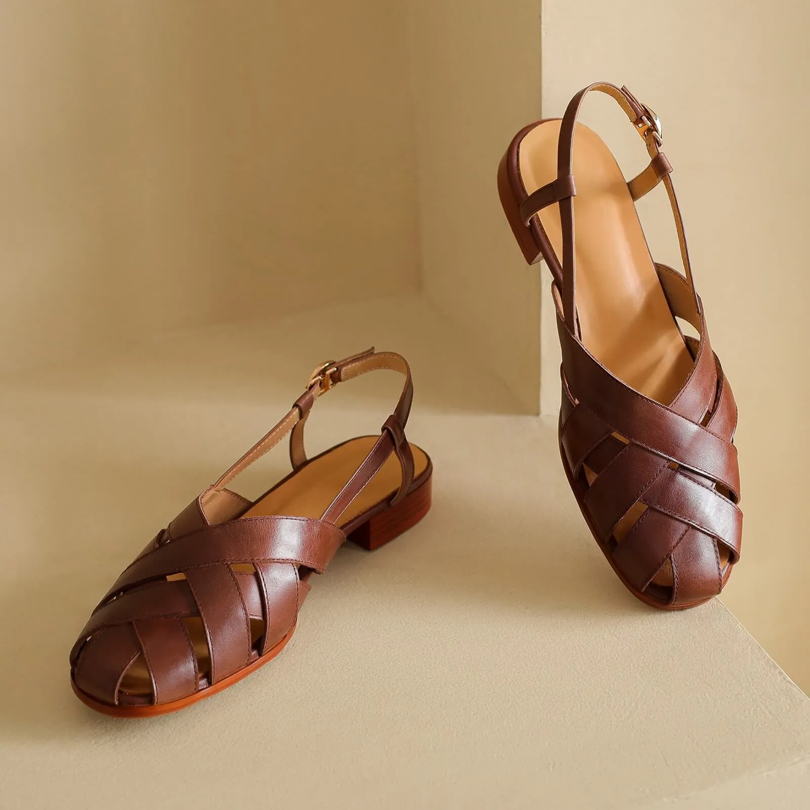 Velda - Fisherman Flat Sandals