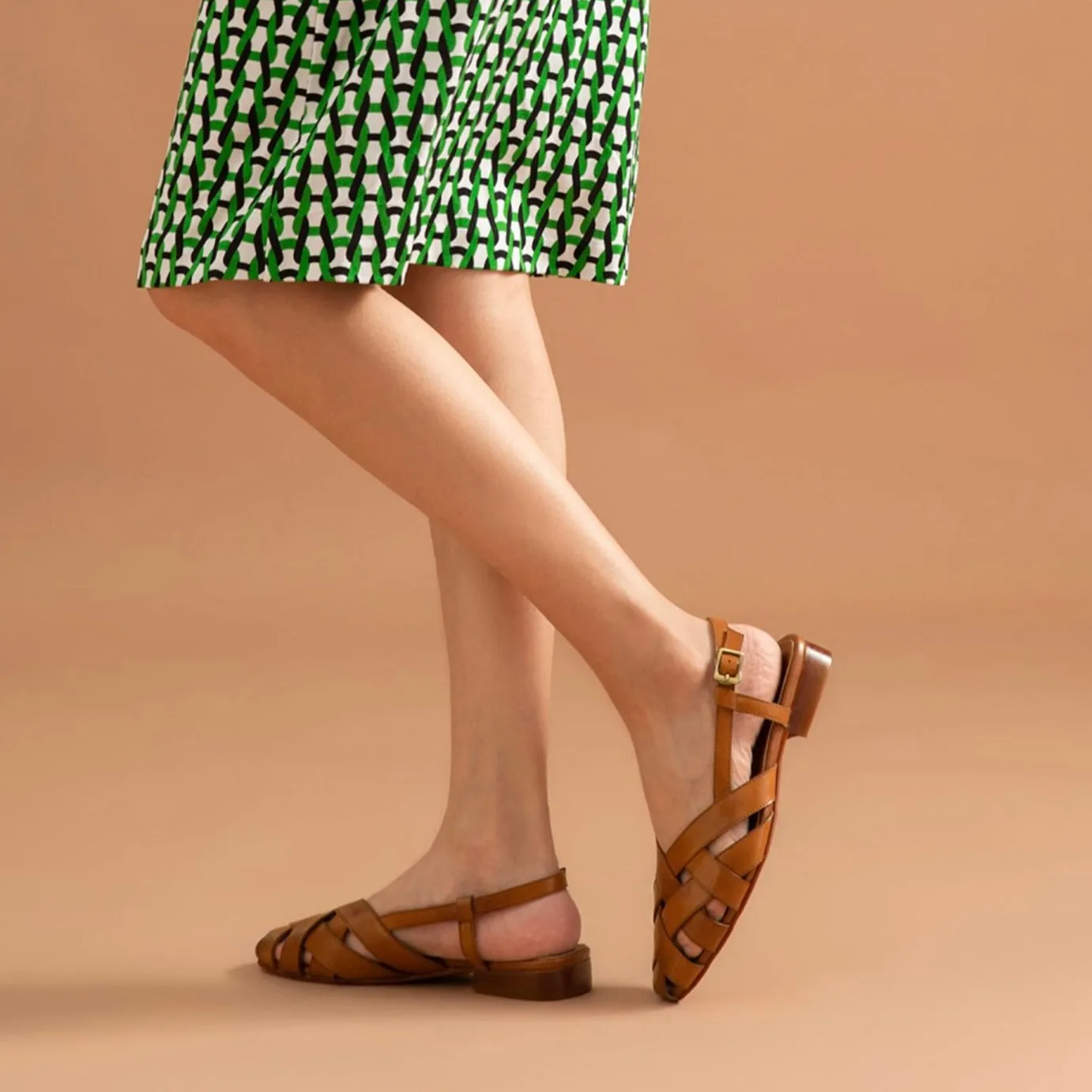 Velda - Fisherman Flat Sandals