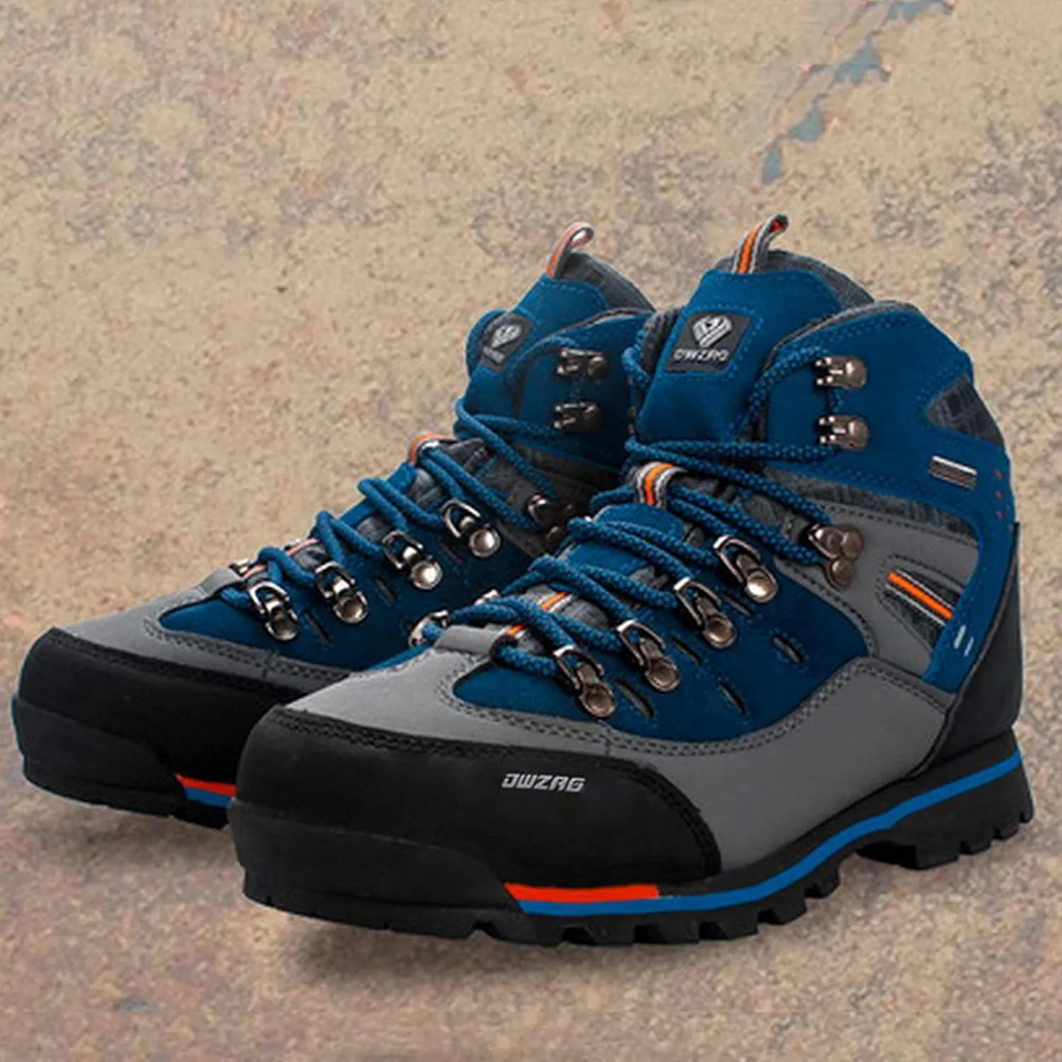 Walking Boots for Mens Womens Hiking Ankle Boots,Outdoor Hiking Trekking Climbing Fishing Shoes,High-top Walking Shoes,Lightweight Footwear