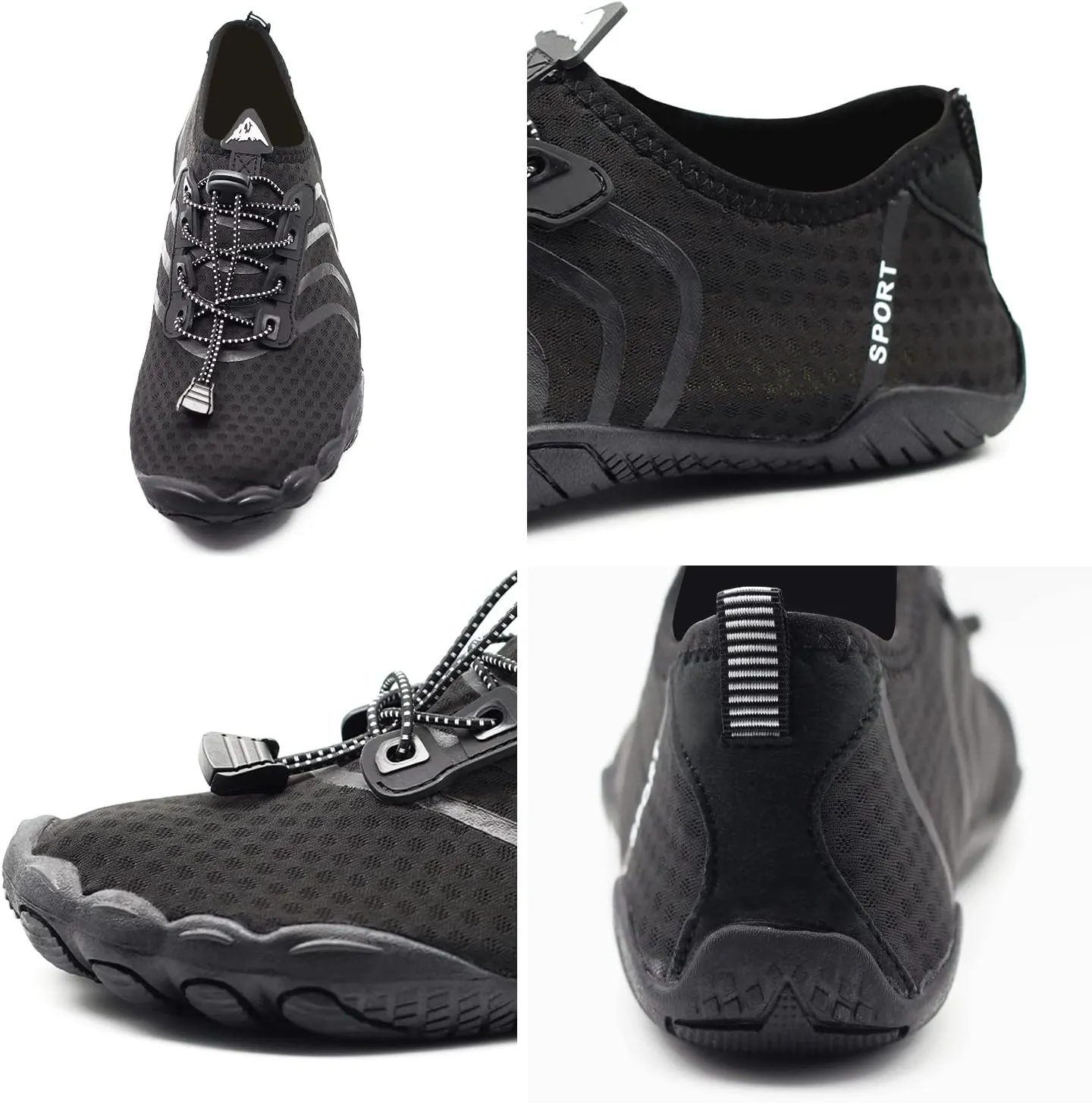 Water Shoes for Men Women Quick-Dry Lightweight Barefoot Swim Beach Pool Surf Camping Aqua Rock Climbing Sports Hiking Walking Shoes Socks