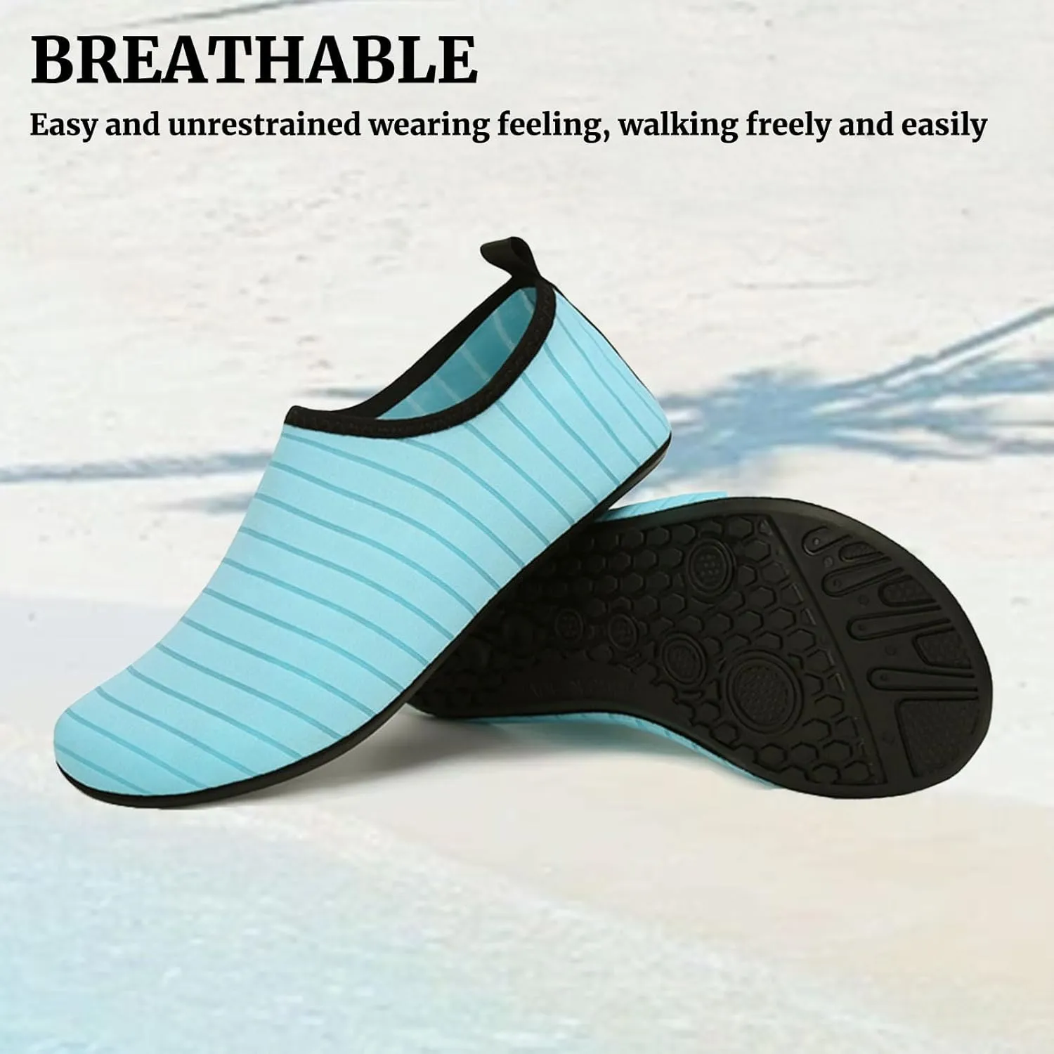 Water Shoes for Women Men Barefoot Aqua Socks Quick-Dry Shoes for Beach Non Slip Indoor Outdoor Walking Barefoot Exercise Wear Sport Accessories Yoga Socks
