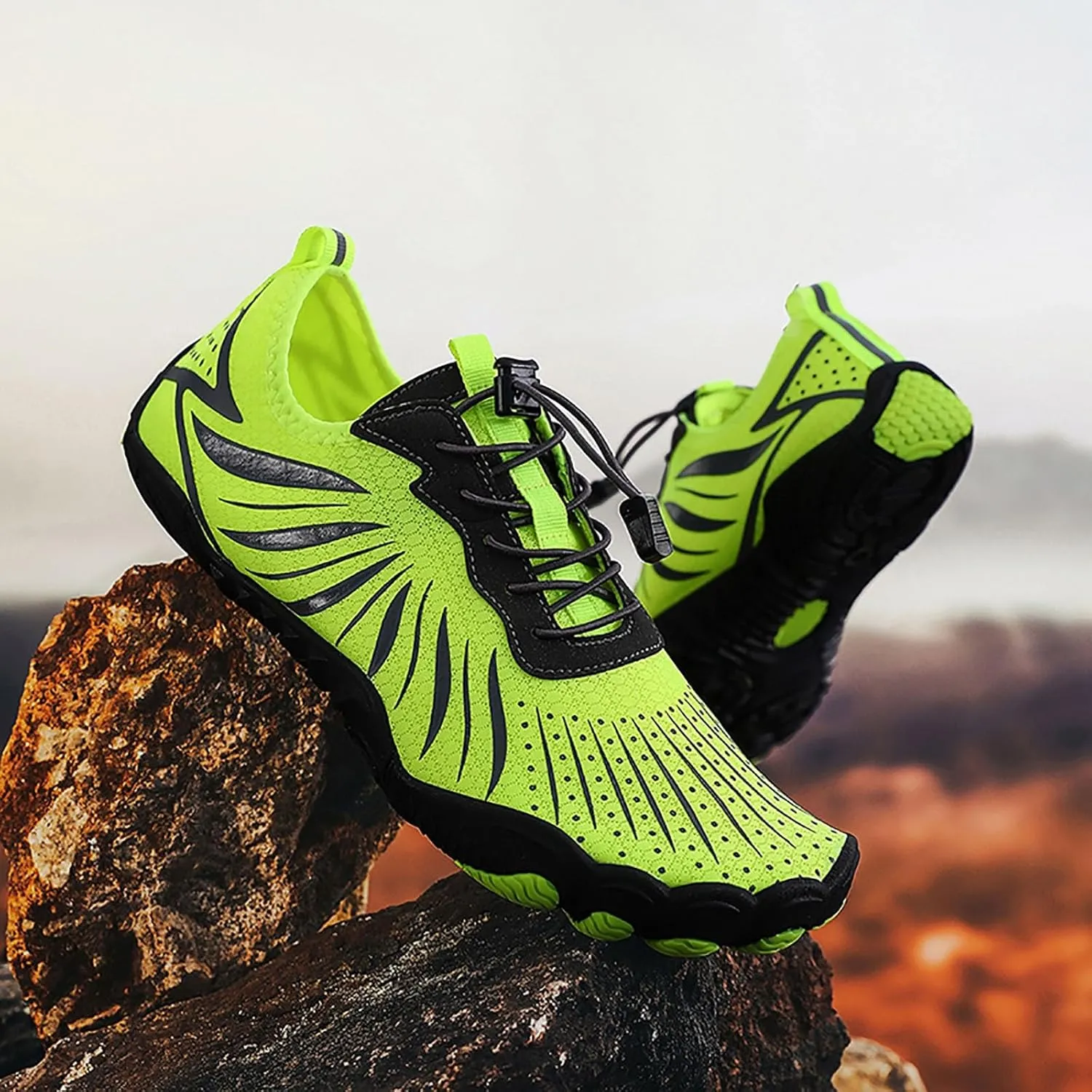 Water Shoes,Aqua Non Slip Swim Shoes Mens Womens Beach Sports Quick-Dry Barefoot for Boating Fishing Diving Surfing Shoe Summer Breathable Gym Fitness Snakers Indoor Comfy Lightweight Sports Shoe