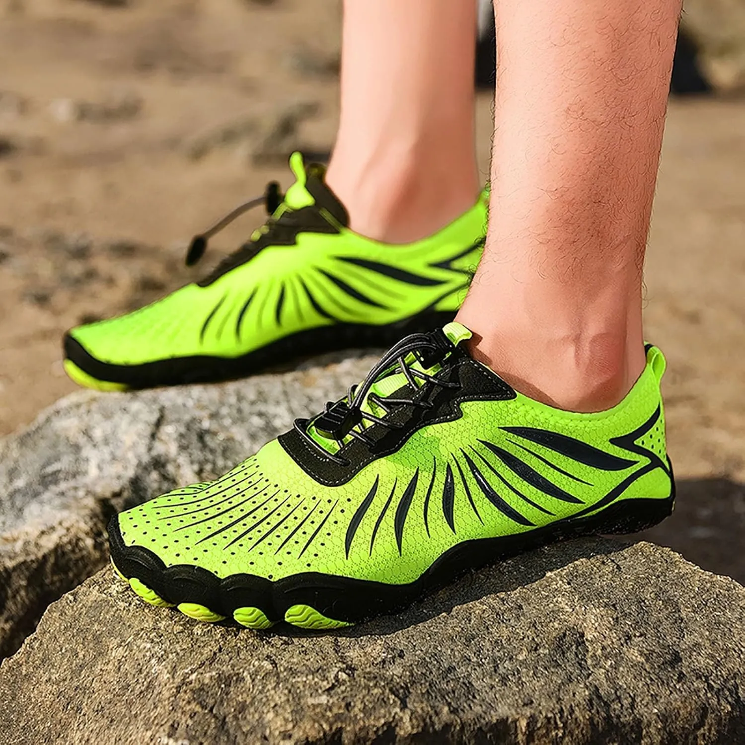 Water Shoes,Aqua Non Slip Swim Shoes Mens Womens Beach Sports Quick-Dry Barefoot for Boating Fishing Diving Surfing Shoe Summer Breathable Gym Fitness Snakers Indoor Comfy Lightweight Sports Shoe