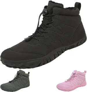 Winter Barefoot Shoes Women, Hike Winter Barefoot Footwear Men, Non-Slip & Waterproof Barefoot Boots Walking