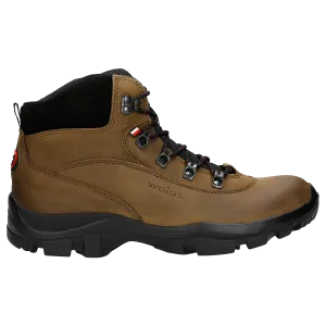 Wojas Brown Leather Trekking Ankle Boots | 2402792