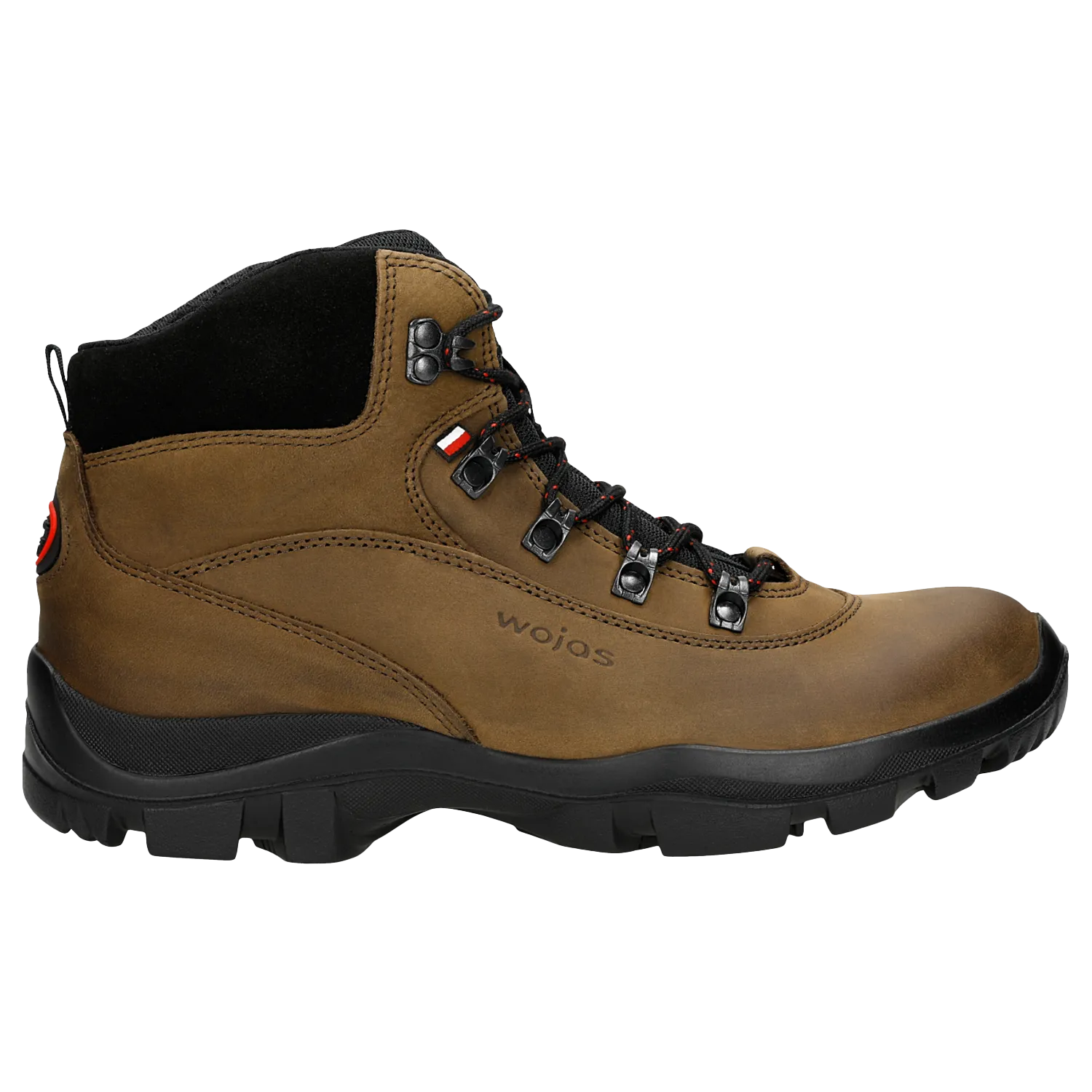 Wojas Brown Leather Trekking Ankle Boots | 2402792