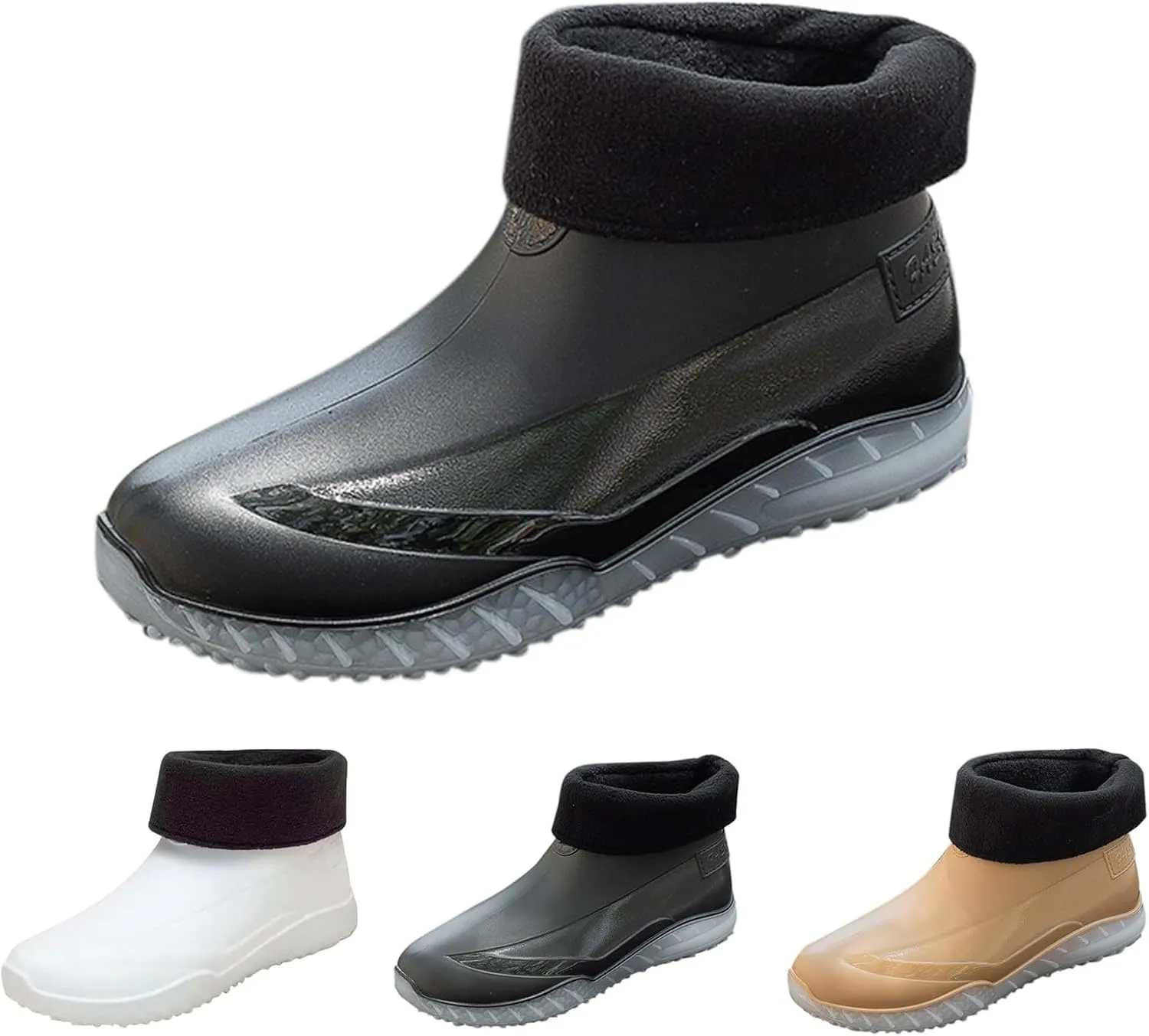 Women Rain Boots Waterproof Camping Shoes Non-slip Men's Rubber Rain Boots Ankle Rain Boots Outdoor Work Boots