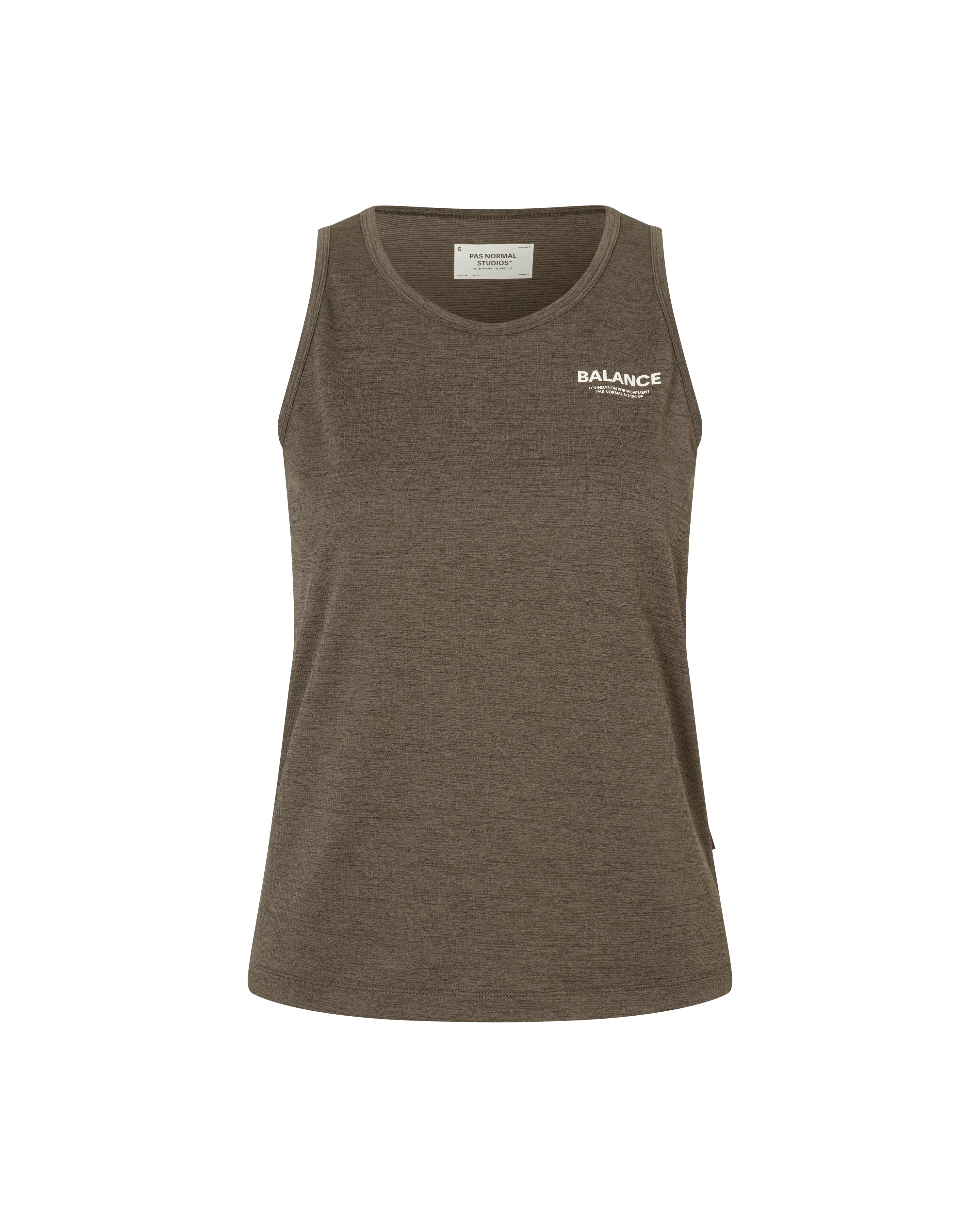 Women's Balance Sleeveless Top - Dusty Brown