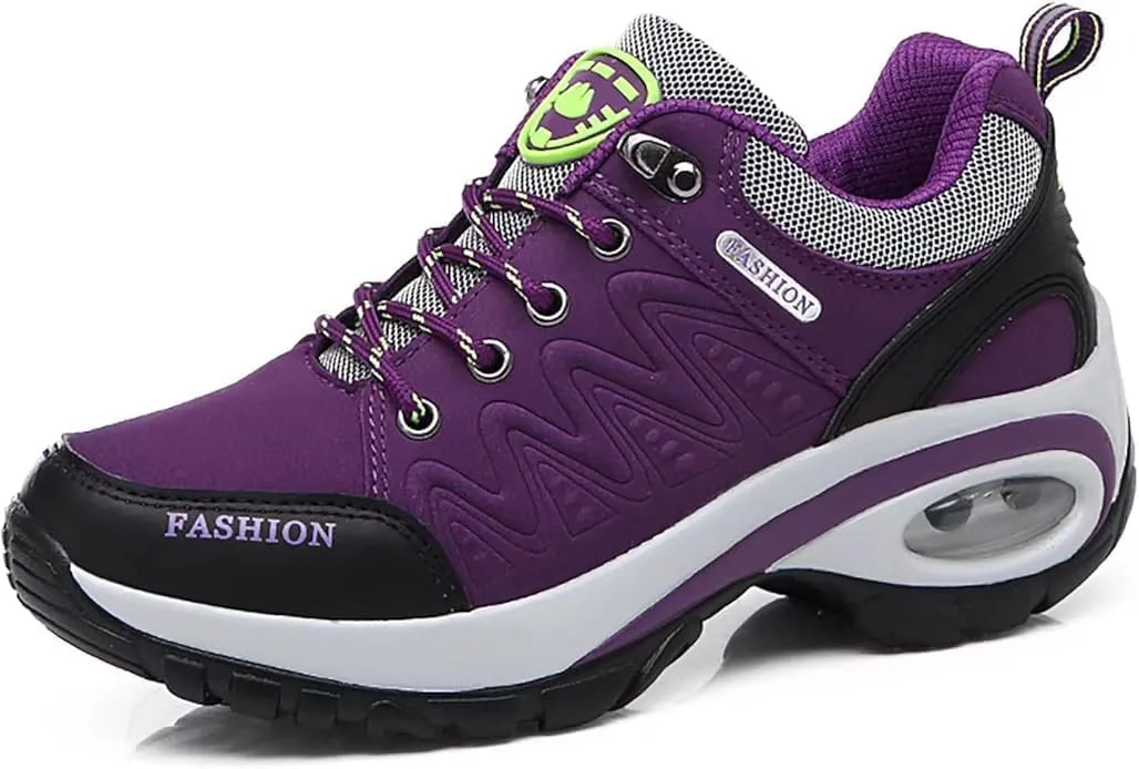Womens Breathable Walking Shoes Sports Running Sneakers Waterproof Backpacking Climbing Hiking Shoes Camping