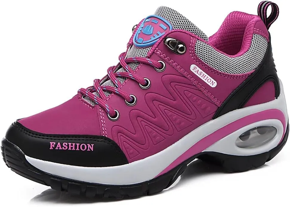 Womens Breathable Walking Shoes Sports Running Sneakers Waterproof Backpacking Climbing Hiking Shoes Camping