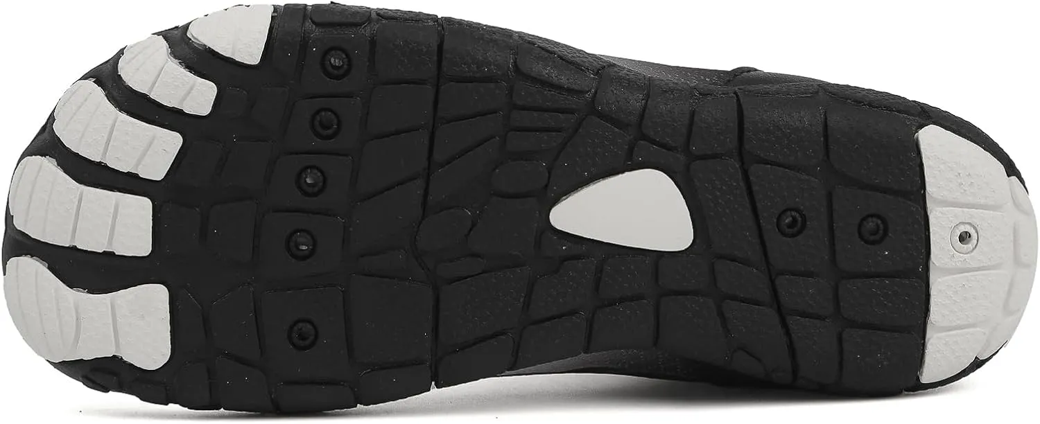 Womens Mens Water Shoes Quick Dry Aqua Socks Sports Barefoot Shoes Non-Slip & Breathable Athletic Wide Toe Water Shoes for Swim Beach Pool Surf Yoga