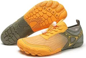 Womens Mens Water Shoes,Healthy & Non-Slip Hike Barefoot Shoes,Lightweight Quick Dry Trail Running Footwear,Outdoor Beach Wide Toe Box Surf Footwear with Adjustable Strap