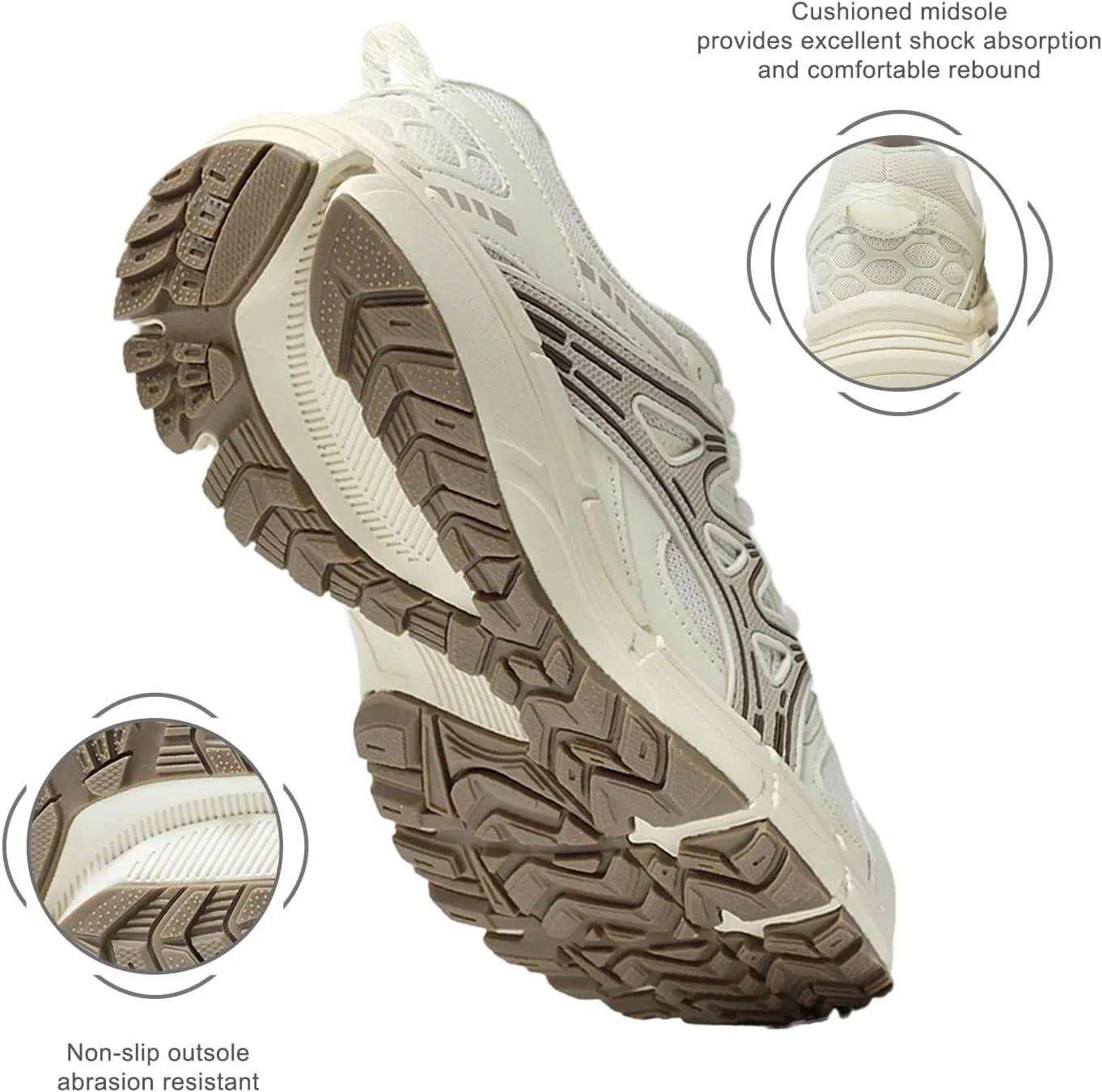 Women's Non-Slip Trail Running Shoes Support Sneakers Tennis Shoes Casual Walking Sneakers