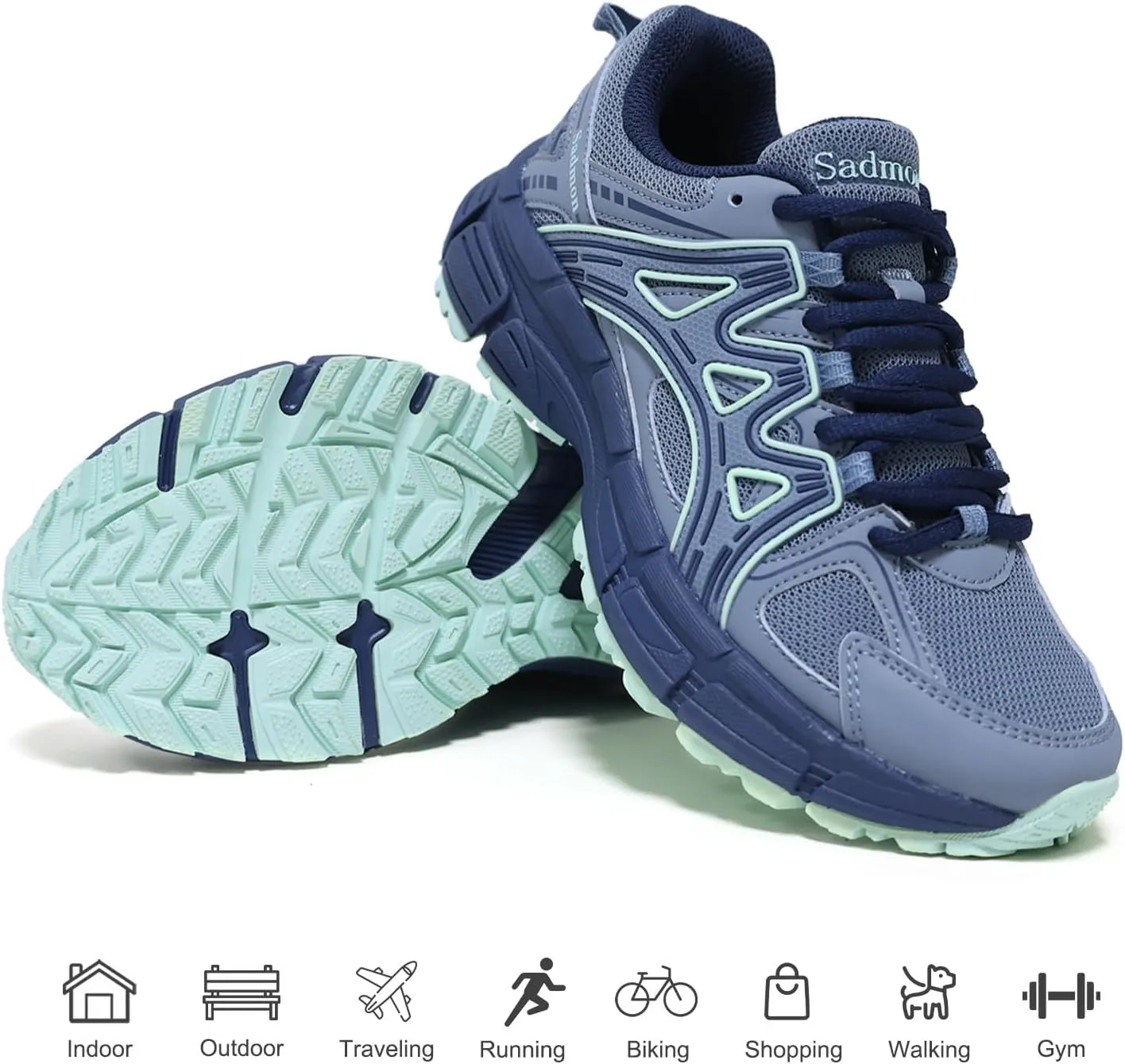 Women's Non-Slip Trail Running Shoes Support Sneakers Tennis Shoes Casual Walking Sneakers