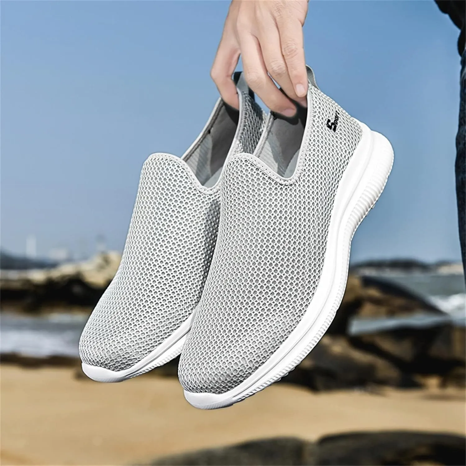 Womens Slip On Walking Shoes Non Slip Running Shoes Womens Tennis Shoes High Top Men Shoes Casual Women's Fashion Sneakers Tennis Shoe Loafers Shoe