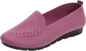 Womens Walking Shoes Non Slip Breathable Sock Sneakers 2024 New Platform Athletic Shoes Lightweight Walking Loafers