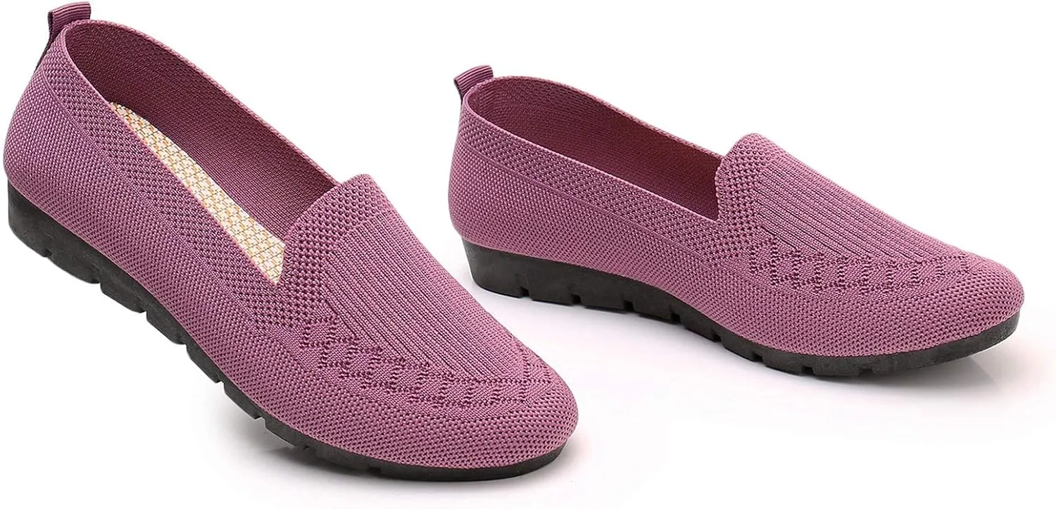 Womens Walking Shoes Non Slip Breathable Sock Sneakers 2024 New Platform Athletic Shoes Lightweight Walking Loafers